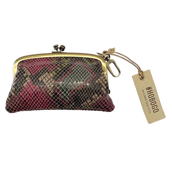 HOBO Mosaic Snake keychain wallet NWT - Picture 2 of 9